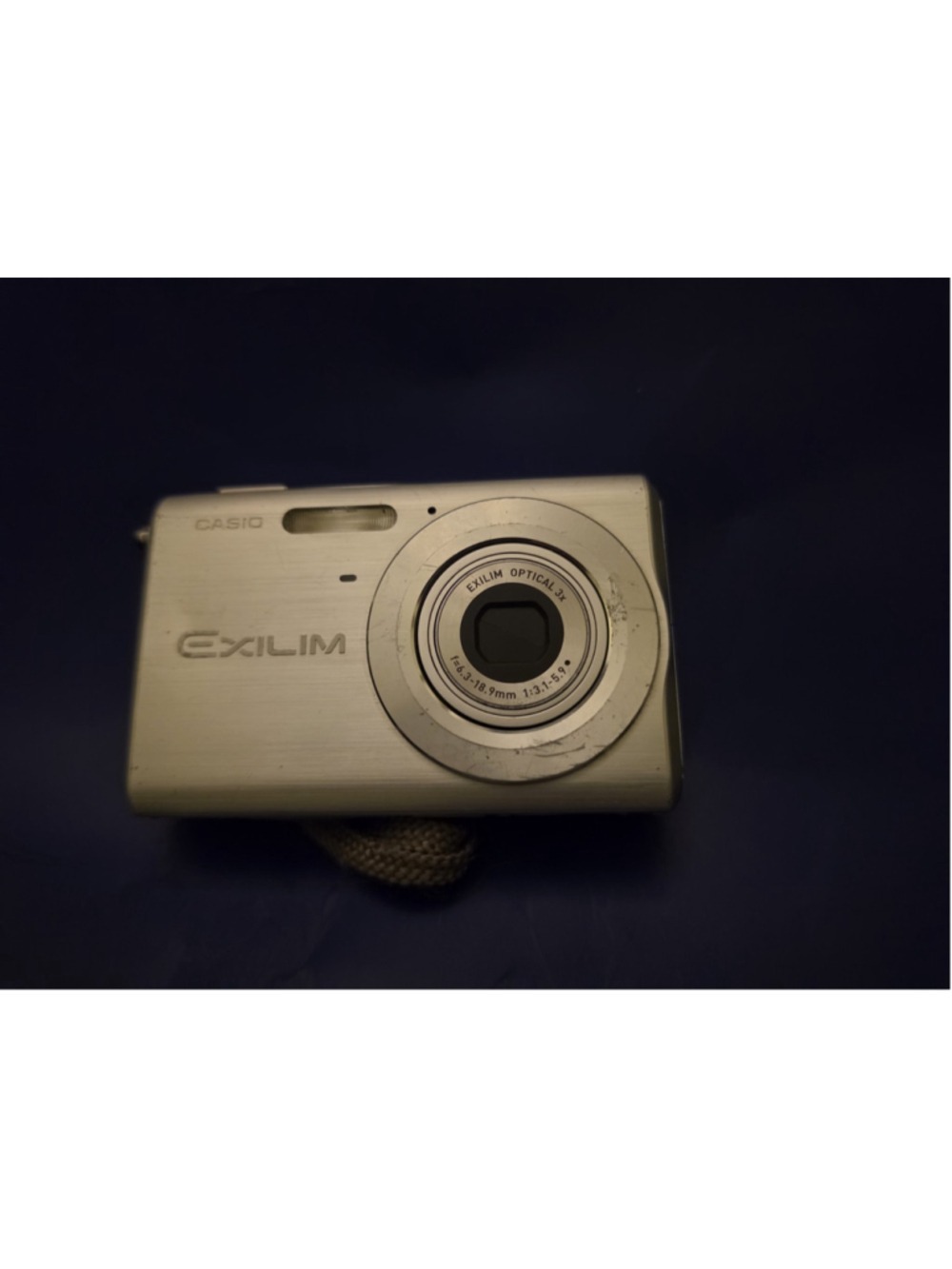 Casio EXILIM EX-Z60 Silver 6.0MP Digital Camera Compact WORKS
